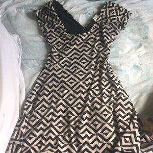Black and White Dress